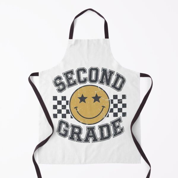 Item preview, Second Grade Smiley Face Art Print - Retro Groovy Star Eyes Back to School Student Gift designed and sold by raedattia.