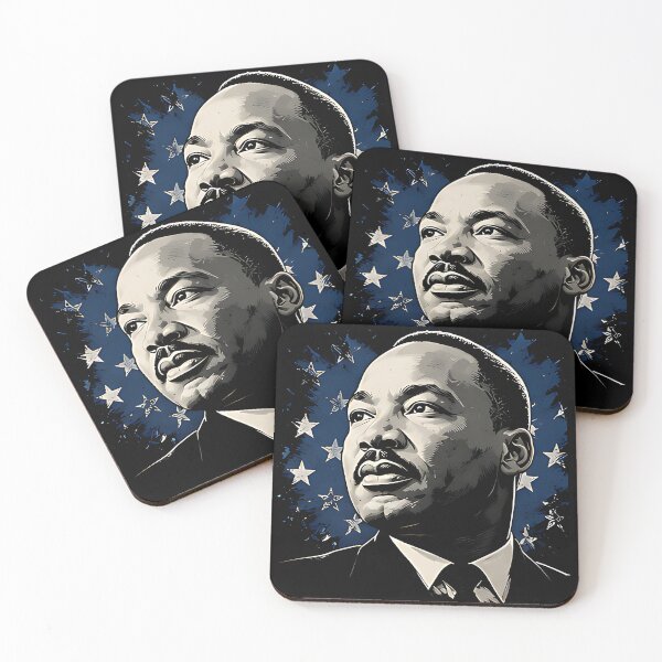 Item preview, Martin Luther King Jr. Patriotic Portrait T-Shirt designed and sold by DealNest.
