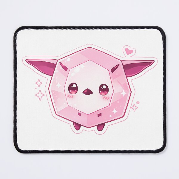 Item preview, Cute Pink Crystal Owl Sticker | Kawaii Anime Style designed and sold by شهد القرني.
