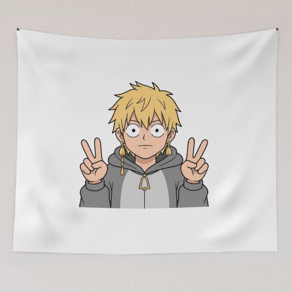 Item preview, Gilgamesh Fate Stay Night Grey Hood Peace Pose designed and sold by earlobejerk.