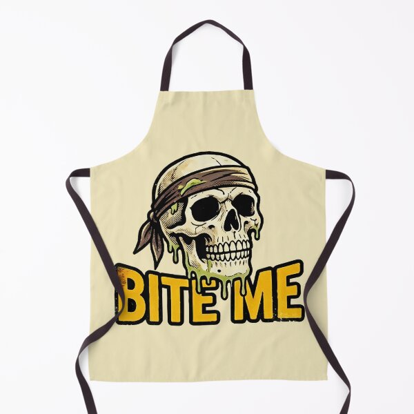 Item preview, Zombie Skull Bandana Bite Me Slime Comic Art Illustration designed and sold by BKSARYLIFE.