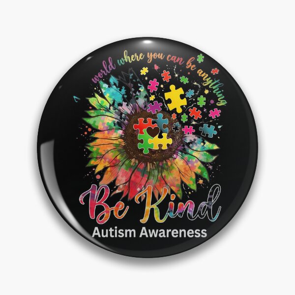 Item preview, Be Kind Sunflower Puzzle Autism Awareness  designed and sold by tricartitijar.