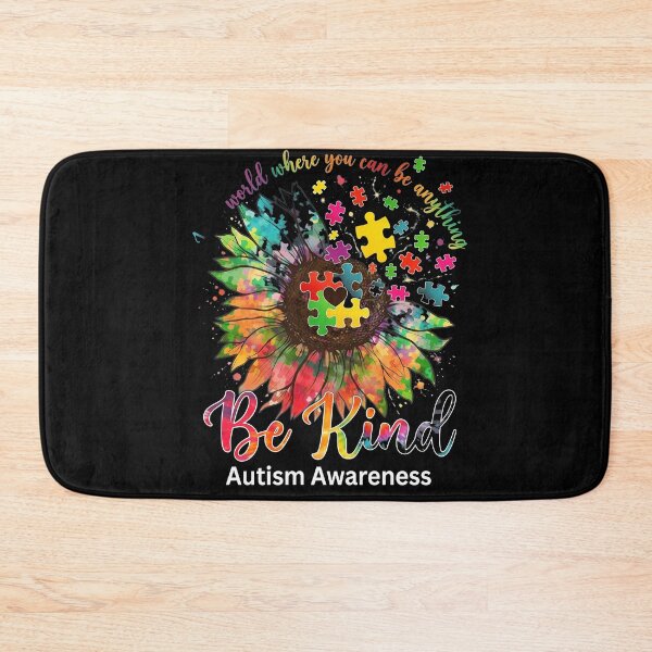 Item preview, Be Kind Sunflower Puzzle Autism Awareness  designed and sold by tricartitijar.