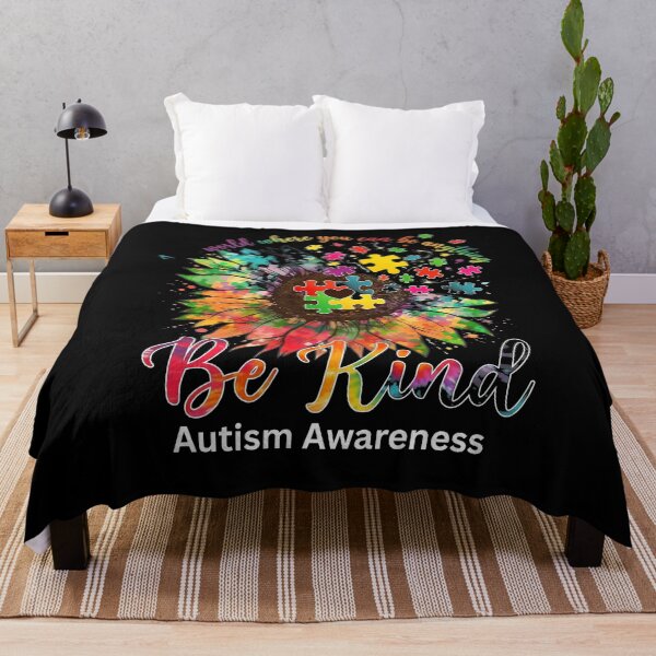 Item preview, Be Kind Sunflower Puzzle Autism Awareness designed and sold by tricartitijar.