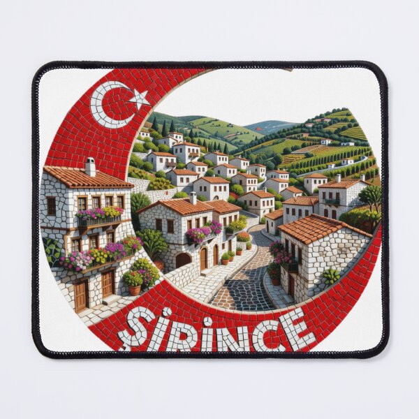 Item preview, Sirince Village Mosaic Travel Sticker Summer Souvenir designed and sold by Imaginarium of Chaos falcon88 .