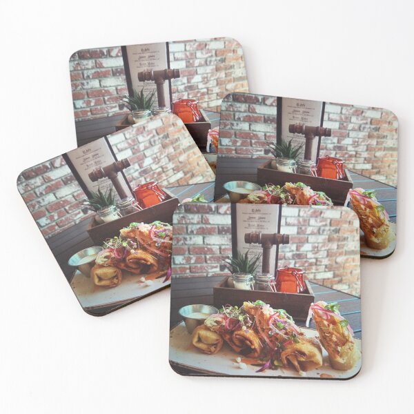 Item preview, Plated Gourmet Tacos in Rustic Setting designed and sold by zhidmitc.