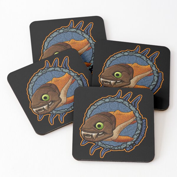 Item preview, Dunkleosteus | Pocket Dinosaurs #17 | Cute Chibi Prehistoric Fish designed and sold by Grimtech Workshop.