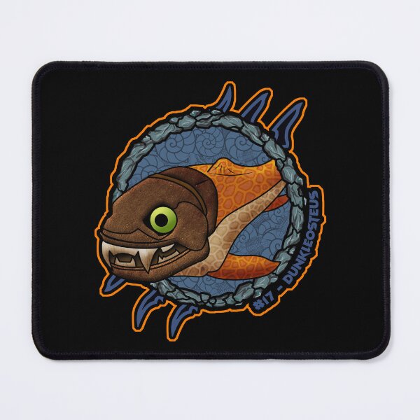 Item preview, Dunkleosteus | Pocket Dinosaurs #17 | Cute Chibi Prehistoric Fish designed and sold by Grimtech Workshop.
