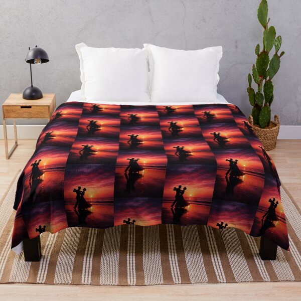 Item preview, Romantic Couple Dancing at Sunset Beach designed and sold by AnamikaArtVibe.