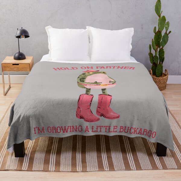 Item preview, Hold On Partner I'm Growing A Little Buckaroo Frog Pregnancy designed and sold by GreggRoss.