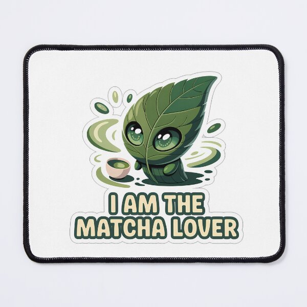 Item preview, Whimsical Matcha Leaf Spirit designed and sold by NiftyWrx.