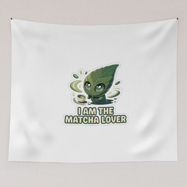 Item preview, Whimsical Matcha Leaf Spirit designed and sold by NiftyWrx.