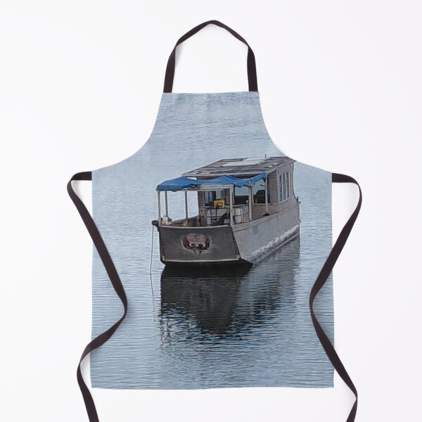 Item preview, Boat in a river in South Townsville designed and sold by pbchan.
