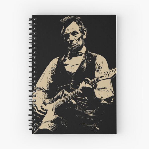 Item preview, Abraham Lincoln Playing Guitar designed and sold by WhiteRave.
