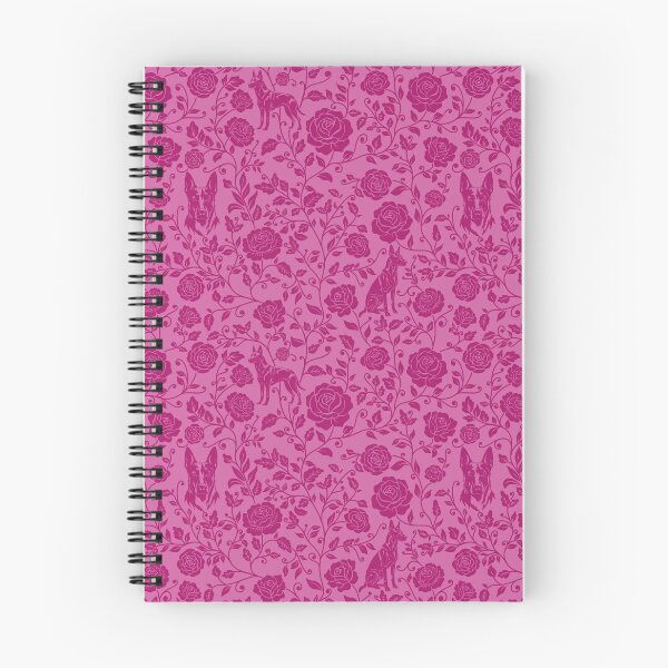Item preview, Belgian Malinois Floral Pattern | Elegant Botanical Dog Design Pink designed and sold by WildLakePatterns.