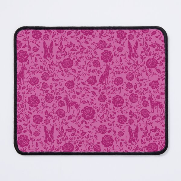Item preview, Belgian Malinois Floral Pattern | Elegant Botanical Dog Design Pink designed and sold by WildLakePatterns.
