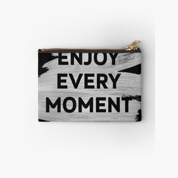 Item preview, Enjoy Every Moment Typography Design | Inspirational Vertical Quote Graphic designed and sold by RajDeals.