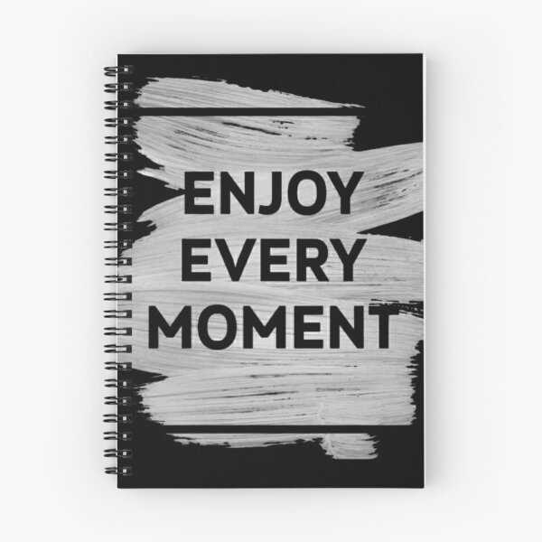 Item preview, Enjoy Every Moment Typography Design | Inspirational Vertical Quote Graphic designed and sold by RajDeals.