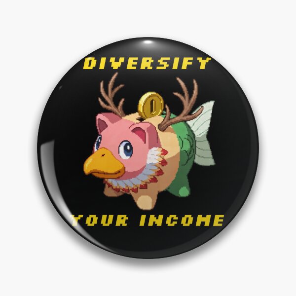 Item preview, Diversify Your Income Piggy Bank designed and sold by rayd3.