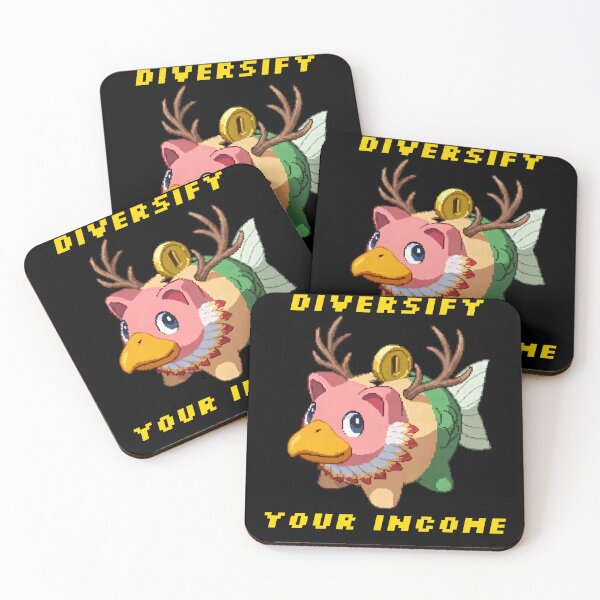 Item preview, Diversify Your Income Piggy Bank designed and sold by rayd3.