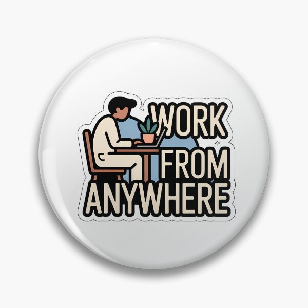 Item preview, Work From Anywhere Minimalist designed and sold by NiftyWrx.