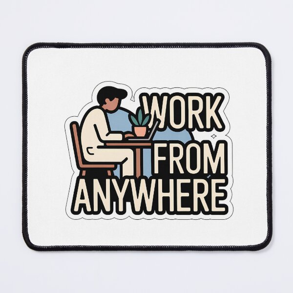 Item preview, Work From Anywhere Minimalist designed and sold by NiftyWrx.