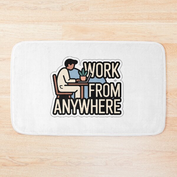 Item preview, Work From Anywhere Minimalist designed and sold by NiftyWrx.
