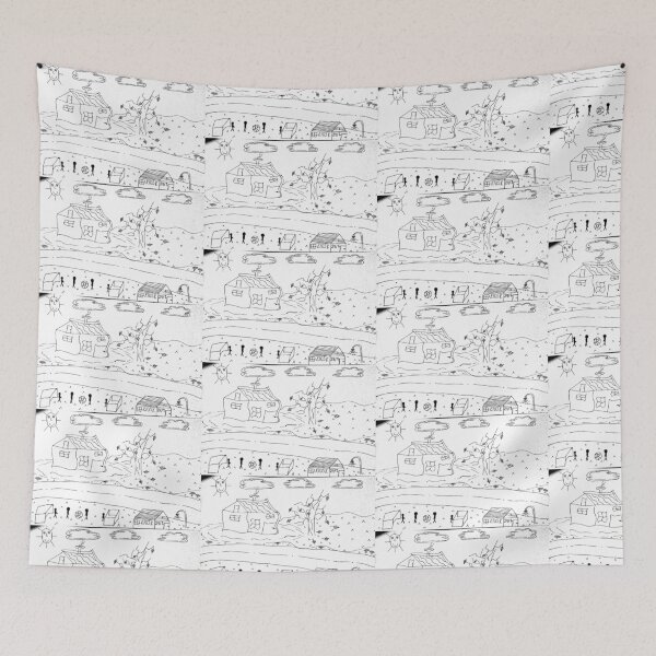 Item preview, Ukrainian Poetry and Autumn Doodle Landscape designed and sold by antoshaart.