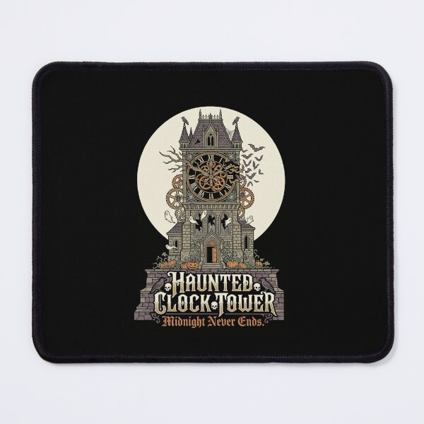 Item preview, Haunted Clock Tower Halloween Artwork | Premium Midnight Design designed and sold by Amr Darwish Graphic designer.