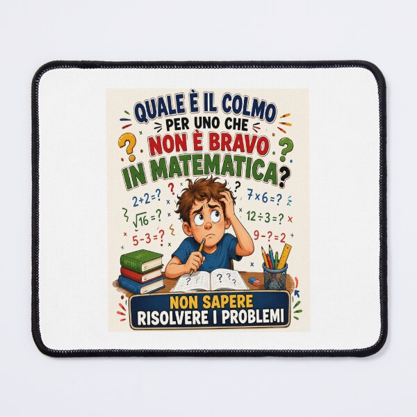 Item preview, Funny Math Joke – Solving Problems Cartoon designed and sold by RipantinaFantasy .