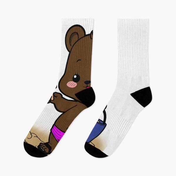 Item preview, Cute Little Bear at the Beach with Popsicle and Sand Bucket designed and sold by yornimaalfana15.
