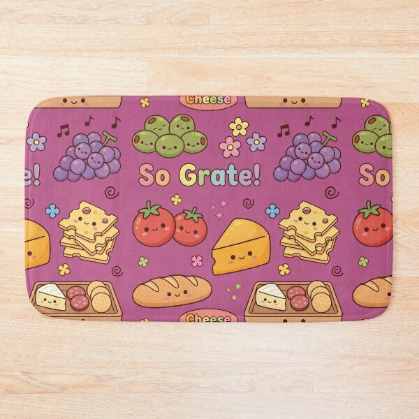 Item preview, Cheese Cute Pastel Seamless Pattern designed and sold by HowToCanadian.