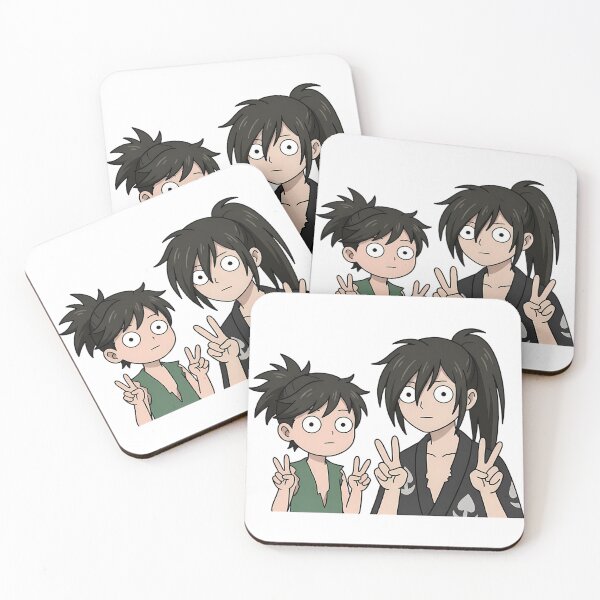 Item preview, Dororo Dororo Duo Double Peace Chibi Anime designed and sold by earlobejerk.