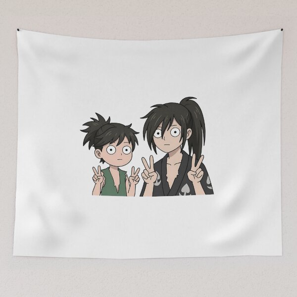 Item preview, Dororo Dororo Duo Double Peace Chibi Anime designed and sold by earlobejerk.