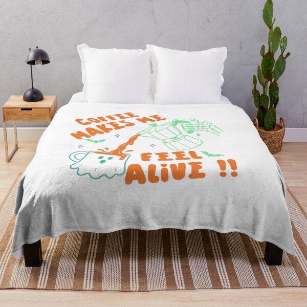 Item preview, Coffee Makes Me Feel Alive designed and sold by wesdesignshop.