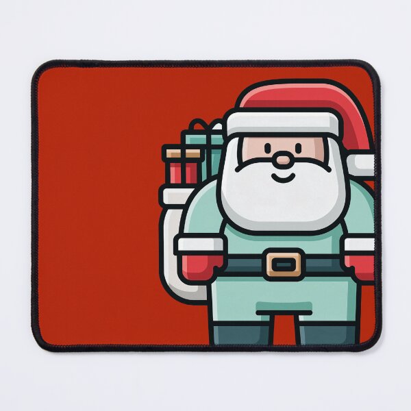 Item preview, Cute Mint Green Santa Claus Illustration designed and sold by colorful-white.