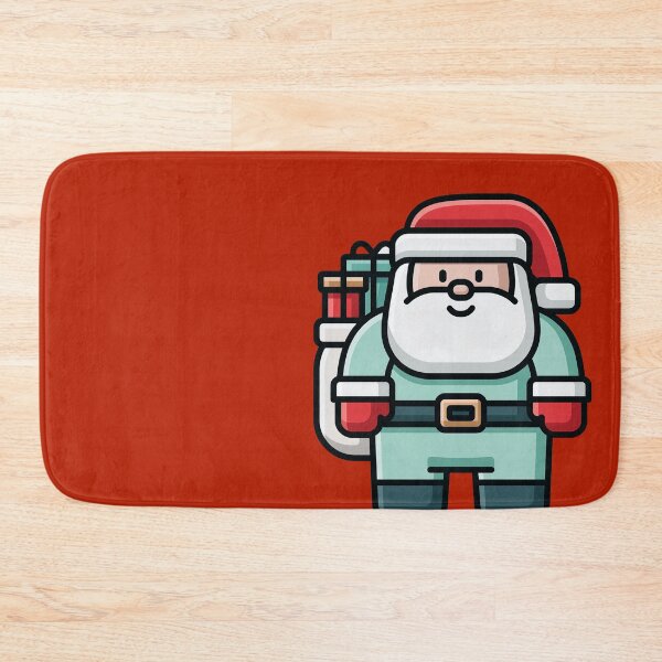 Item preview, Cute Mint Green Santa Claus Illustration designed and sold by colorful-white.