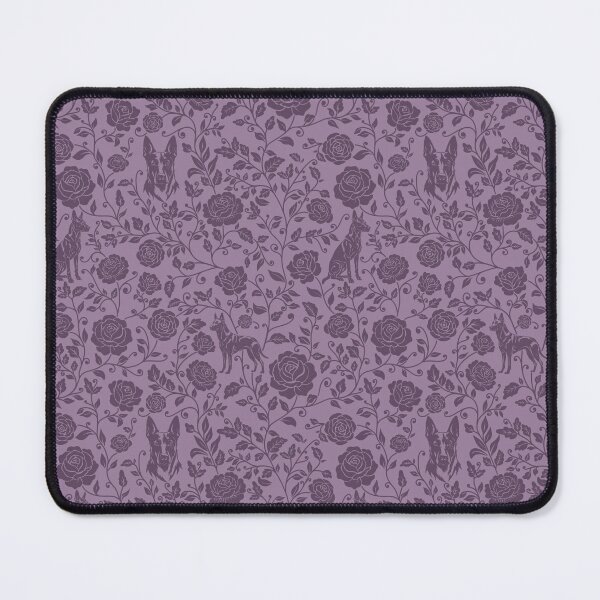Item preview, Belgian Malinois Floral Pattern | Elegant Botanical Dog Design Purple designed and sold by WildLakePatterns.