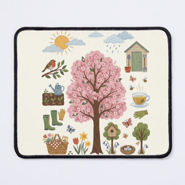 Item preview, Spring Wonderland - Cozy Floral & Nature Illustration designed and sold by Pasteltone.