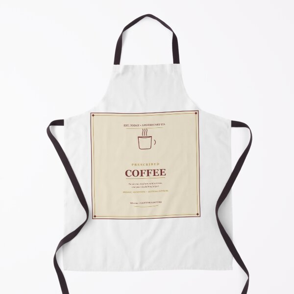 Item preview, Prescribed Coffee Vintage Apothecary Label Sticker Design designed and sold by Mega-Shopping.