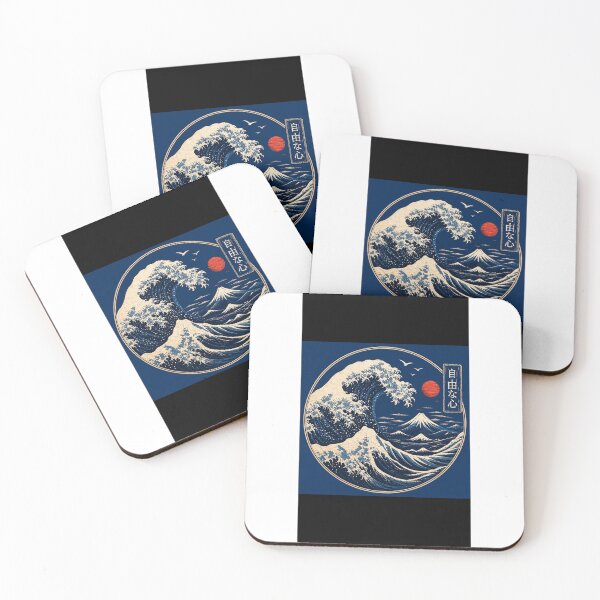 Item preview, Japanese Great Wave Mt Fuji Ocean Art designed and sold by Cristinafabian.