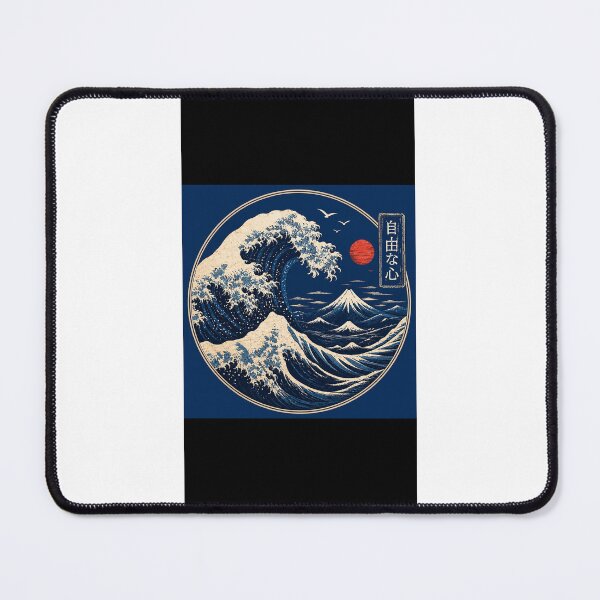 Item preview, Japanese Great Wave Mt Fuji Ocean Art designed and sold by Cristinafabian.