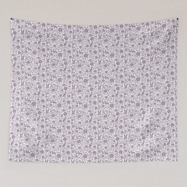 Item preview, Belgian Malinois Floral Pattern | Elegant Botanical Dog Design Lavender designed and sold by WildLakePatterns.