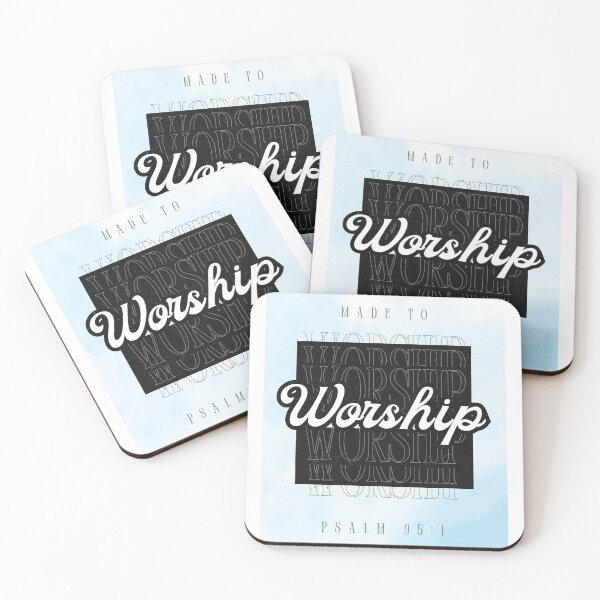 Item preview, Black White Grunge Minimal Religious "Worship" T-Shirt designed and sold by SVSocialH.