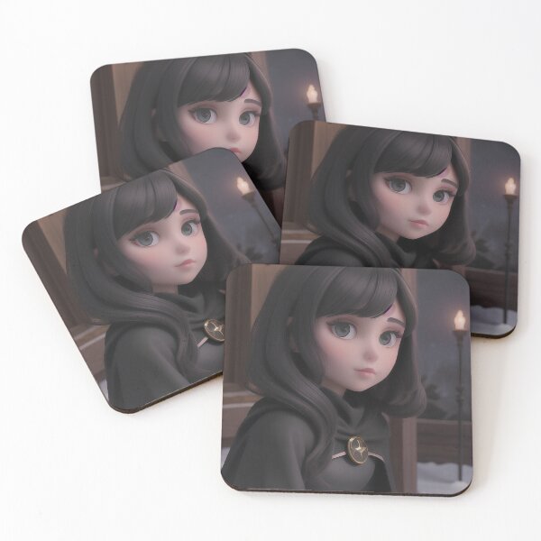 Item preview, Mystical Gothic Anime Girl Portrait designed and sold by MoonGlyphSilence.