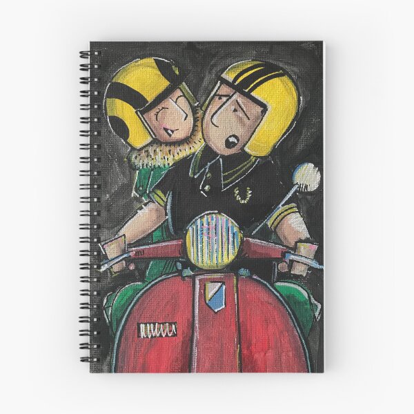 Item preview, Classic Scooter | Vintage Scooter Riders | Retro Mod Inspired Art designed and sold by GWARTGB.