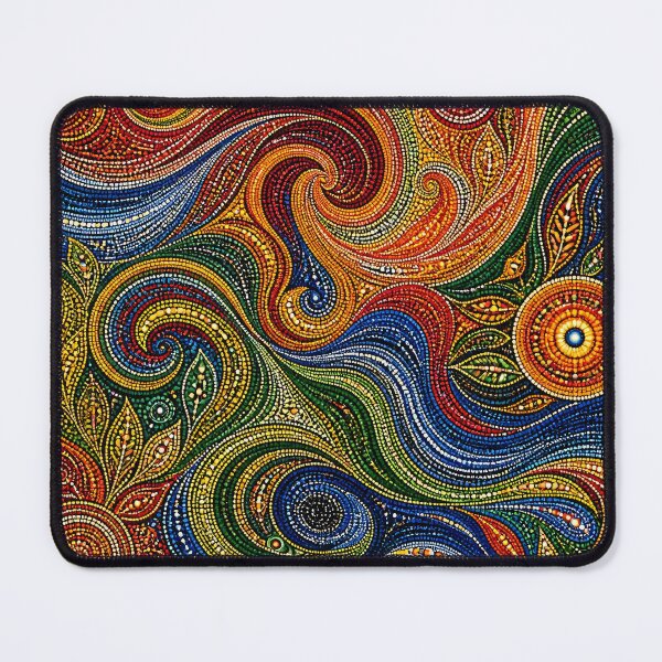 Item preview, Aboriginal Inspired Dot Art - Dreamy Swirls Pattern designed and sold by GrinGalore.