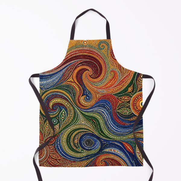 Item preview, Aboriginal Inspired Dot Art - Dreamy Swirls Pattern designed and sold by GrinGalore.
