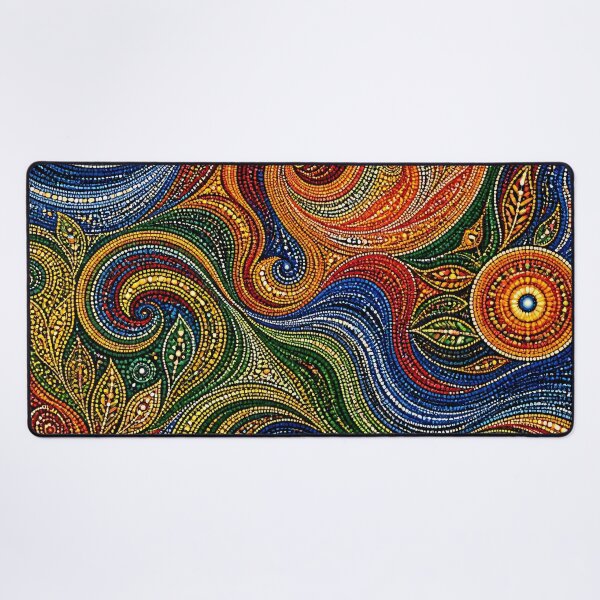Item preview, Aboriginal Inspired Dot Art - Dreamy Swirls Pattern designed and sold by GrinGalore.