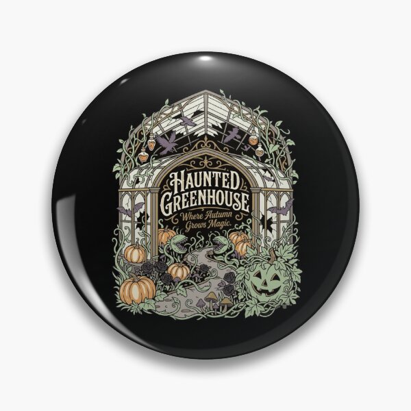 Item preview, Haunted Greenhouse Halloween Artwork | Premium Botanical Horror Design designed and sold by Amr Darwish Graphic designer.